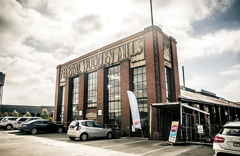 The Geelong Federal Woollen Mill, now Federal Mills