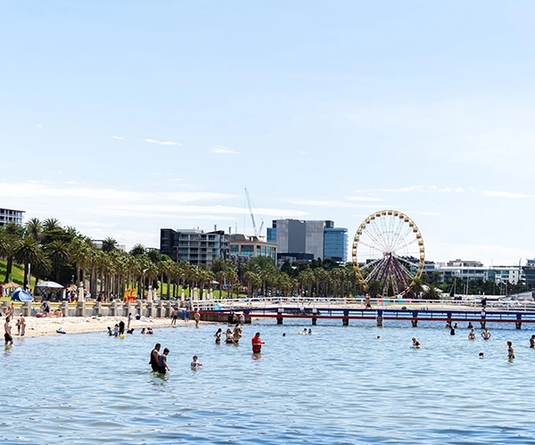 The Eastern Beach Promenade in Geelong