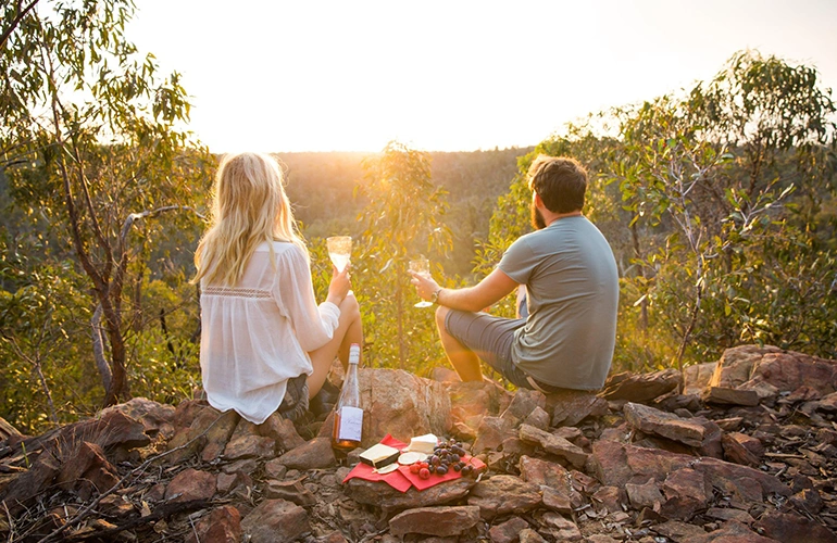 Sunset at the Brisbane Ranges National Park